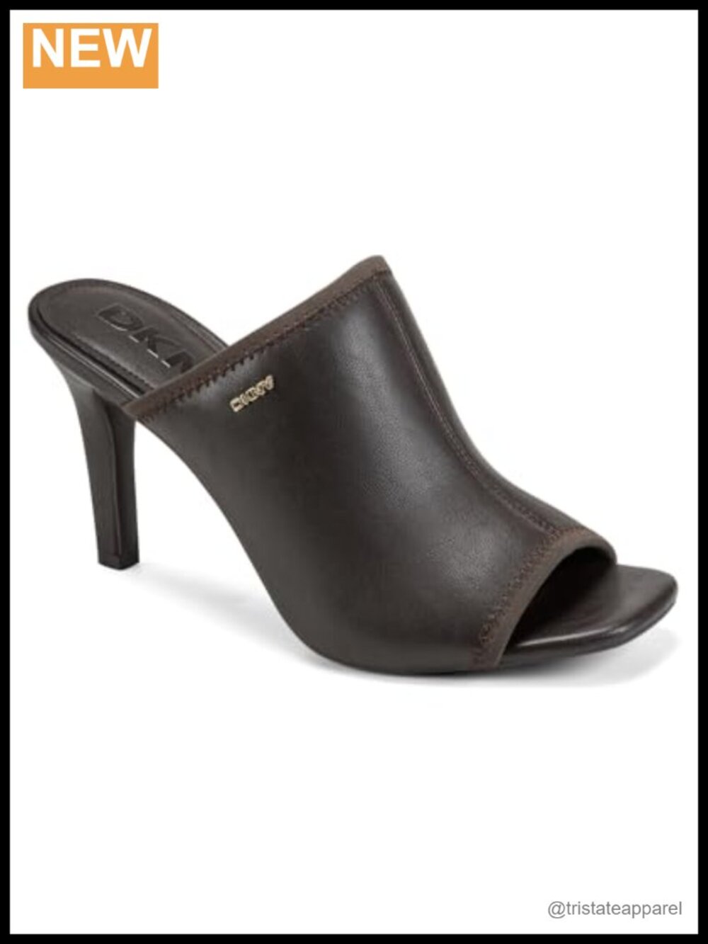 DKNY Womens Bryant Sandal Mule Slip On Stiletto Heel